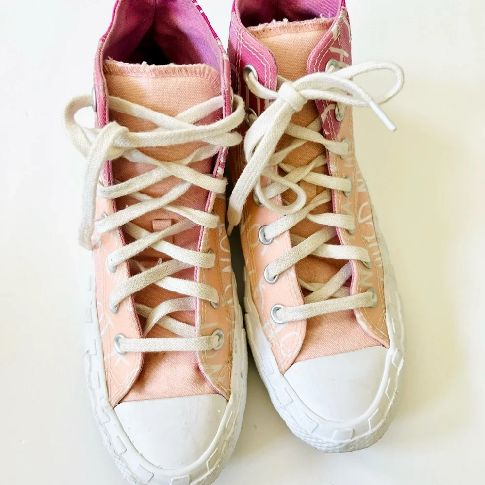 Not a Chuck Converse Storm Pink Shoes - Size 6 Kids